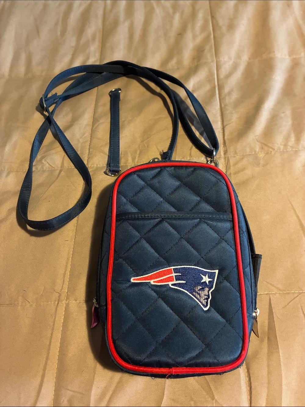 New England Patriots Mini Cross Sling Bag w/ team logo